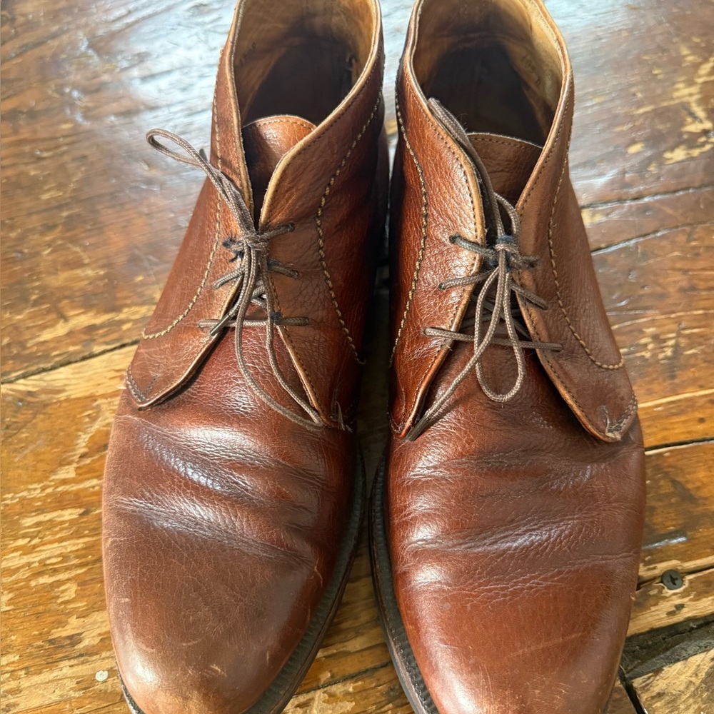 Cole Haan Men's Chestnut Leather Chukka Boots